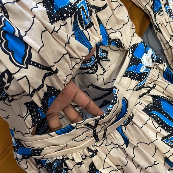 NWT Autumn Adeigbo One Shoulder Trixie Dress - Picture 7 of 9